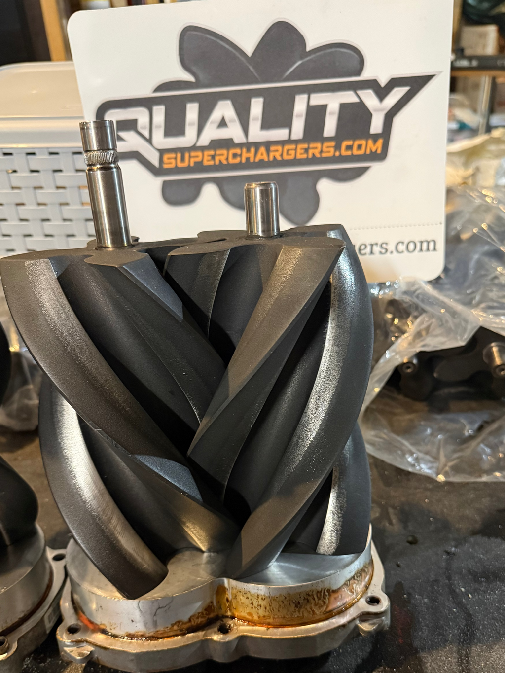 Take Out Used LSA CTSV ZL1 Camaro Supercharger Rotor Pack TVS1900 Excellent Condition