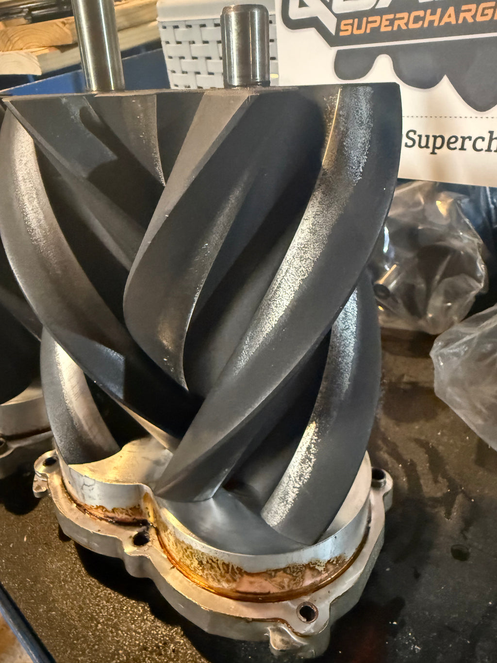Take Out Used LSA CTSV ZL1 Camaro Supercharger Rotor Pack TVS1900 Excellent Condition