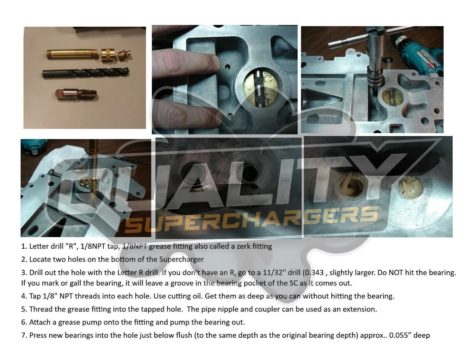Genuine OEM Supercharger Needle Bearing Jaguar 4.0 Liter Case Rotor INA M90 M112