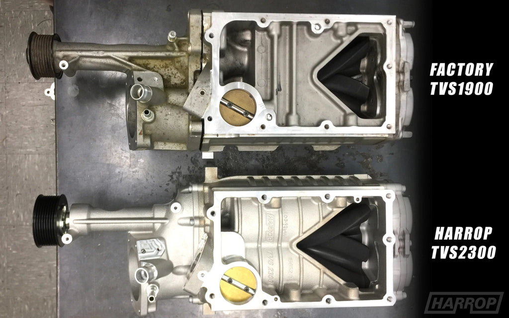 New Harrop TVS2300 Supercharger for Jaguar Land Rover Supercharged Vehicles with the 2014 plus with Electronic Bypass
