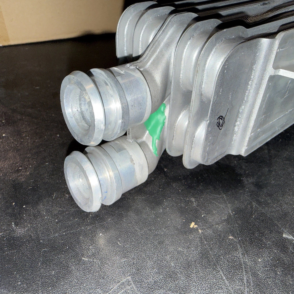 Dented Used LT4 Supercharger Intercooler Brick Heat Exchangers Good Condition Pictures of actual intercoolers