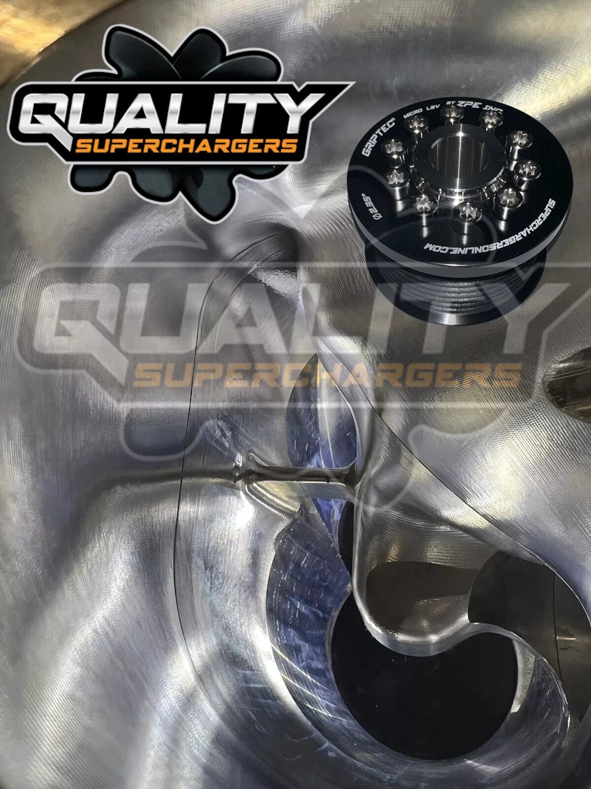 Rebuilt OEM 5.0 Supercharger for 5.0 Jaguar Land Rover Supercharged Vehicles Electronic Actuator 2014 + Kong CNC