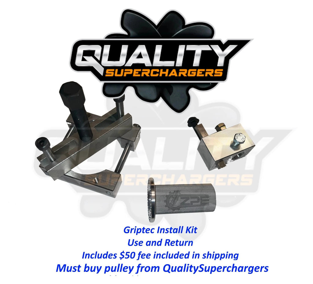 Griptec Supercharger Pulley Jaguar Land Rover Install Kit