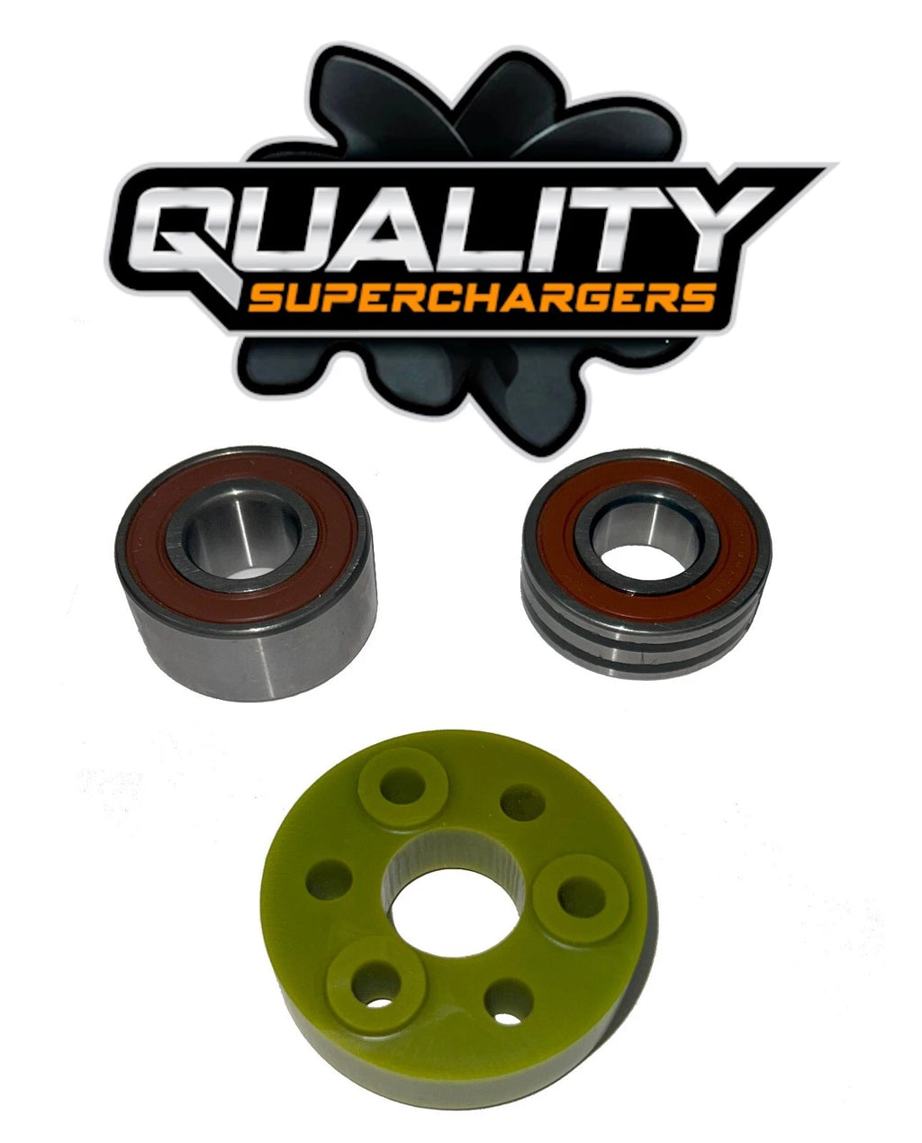 Supercharger Snout Bearings Isolator Coupler Jaguar Land Rover Range 5.0 47mm 2010 - 2014