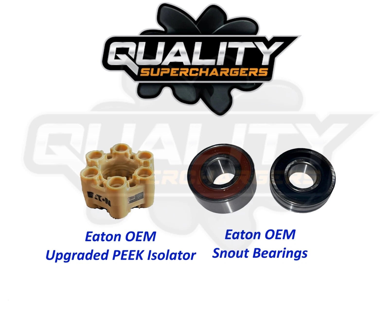 Genuine EATON OEM Supercharger Rebuild Kit Snout Case Bearings LS9 LSA 09-14 and 2016 and older LT4