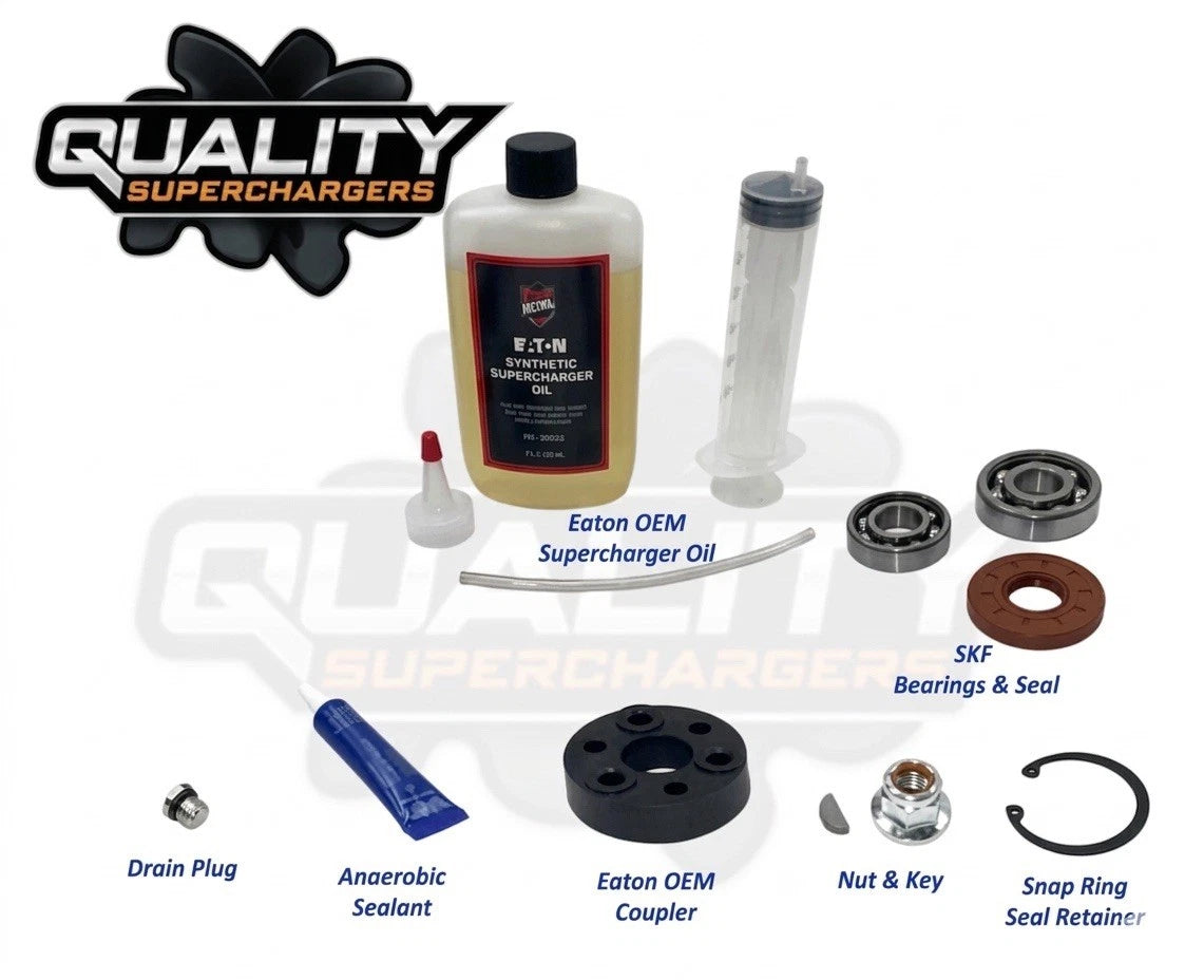 fits Jackson Racing Eaton Supercharger Bearings Coupler New M45 M62 Miata Snout Rebuild kit