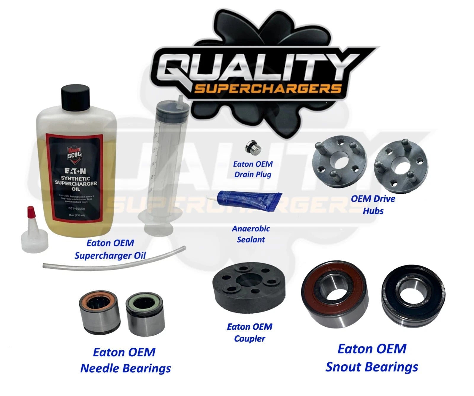 Genuine OEM Supercharger Rebuild Bearing Roush Ford Front Inlet R2650 TVS2650