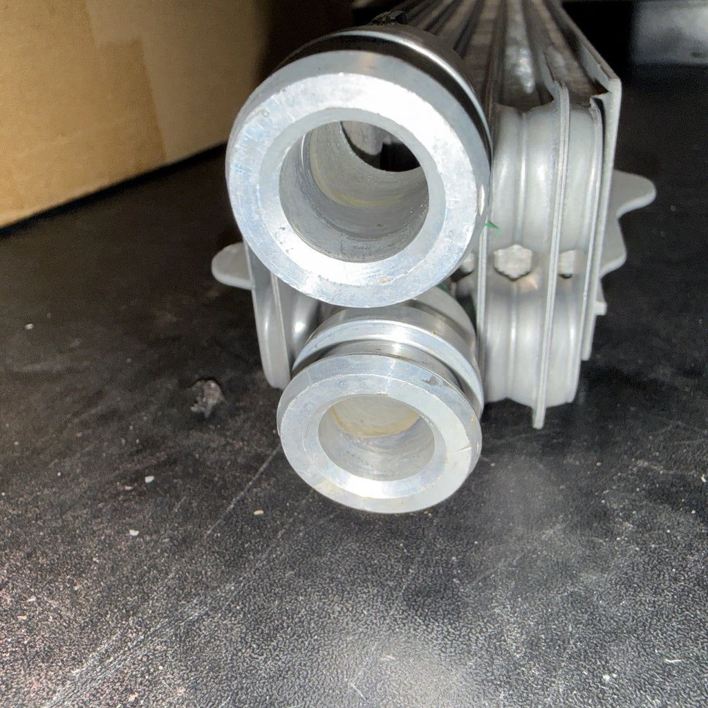 Dented Used LT4 Supercharger Intercooler Brick Heat Exchangers Good Condition Pictures of actual intercoolers