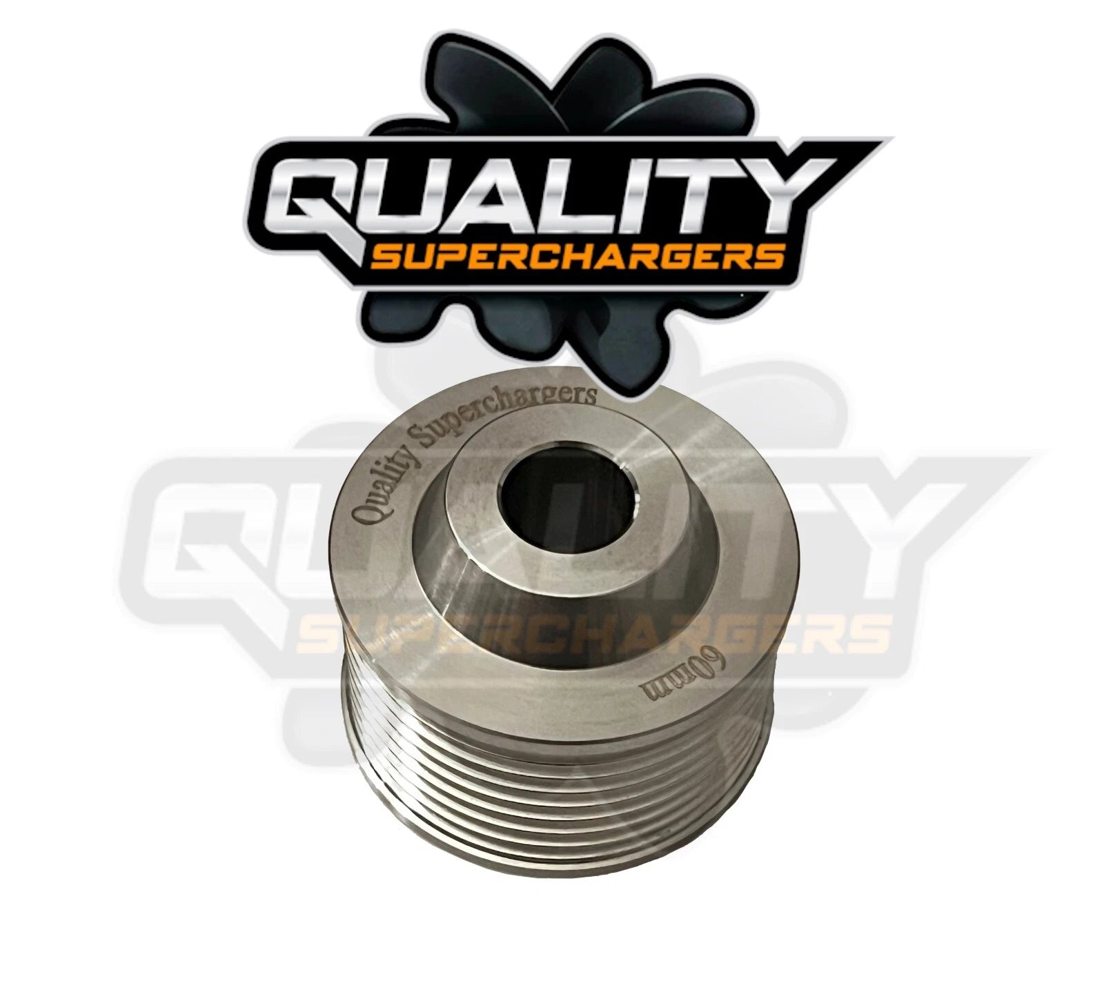 Griptec Supercharger Pulley 2.28" 57.9mm 58mm Jaguar Land Rover Range 5.0 3.0 Installs with heat