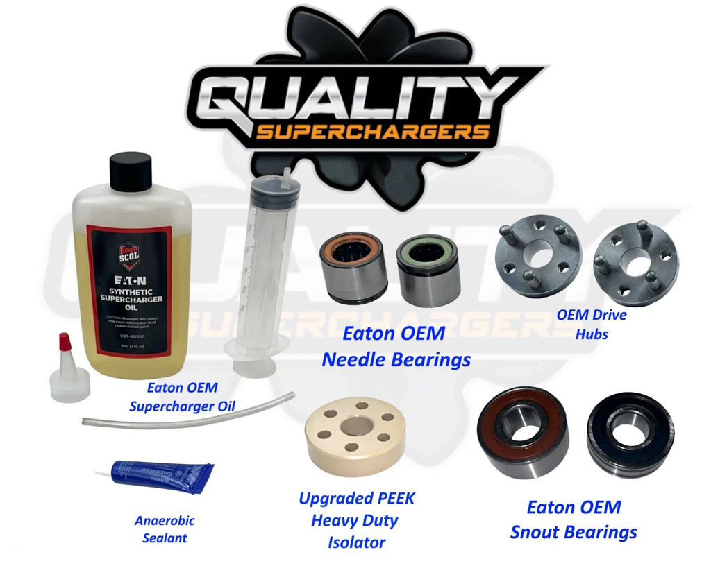 Genuine OEM Supercharger Rebuild Repair Jaguar Land Range Rover 5.0 PEEK 47mm 2010-2014
