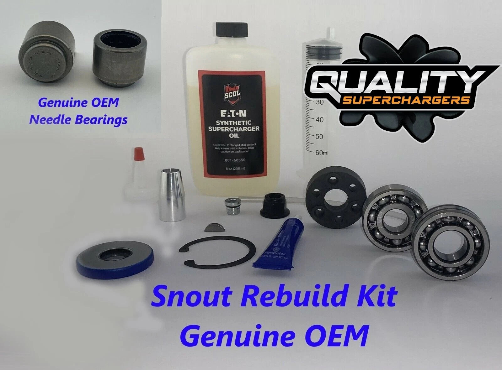 Genuine OEM Toyota 3.4L 5VZFE TRD Supercharger Nose drive Rebuild Needle Bearings