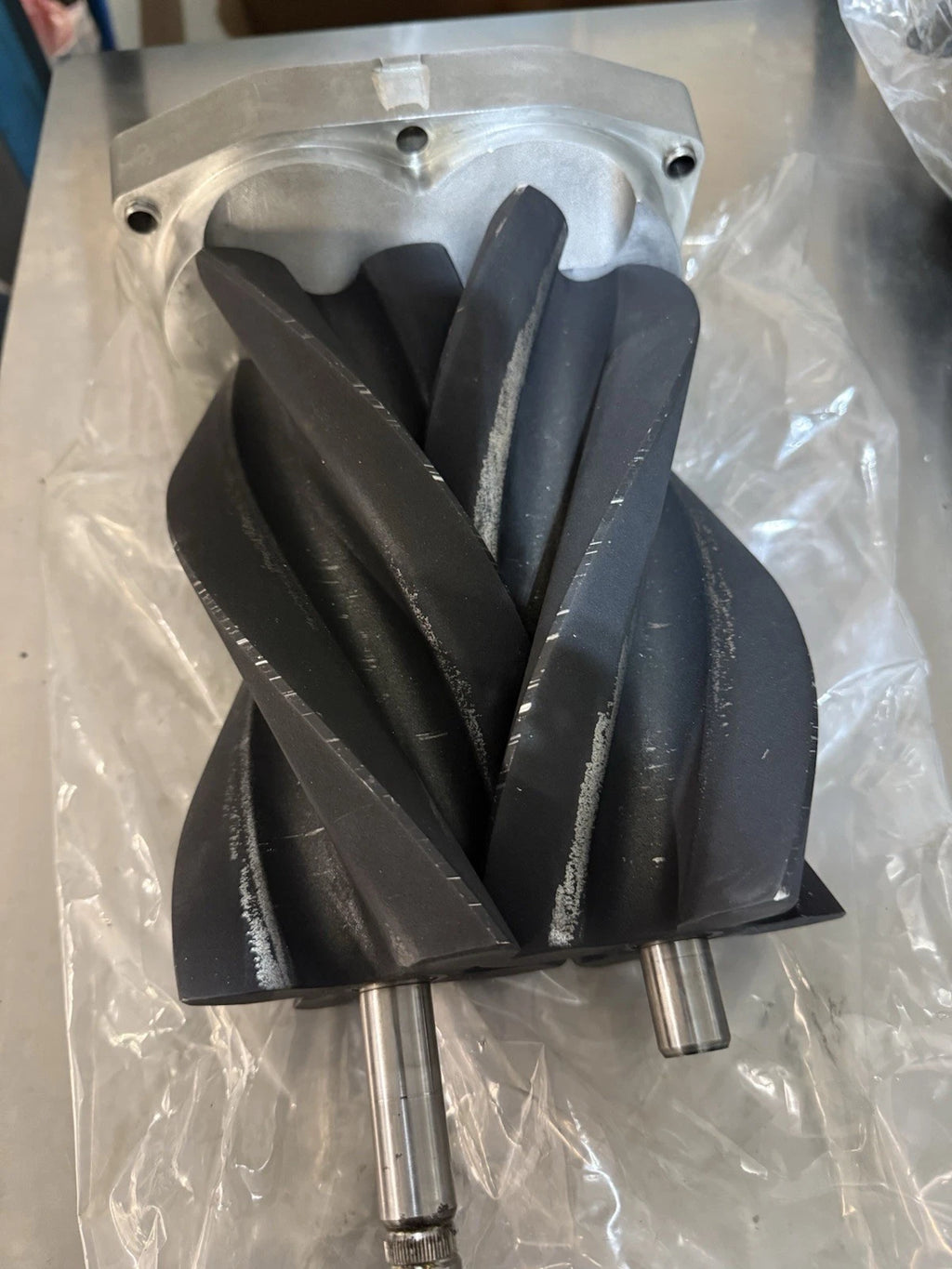 Take Out Used LT4 CTSV CT5 Black Wing ZL1 Camaro Supercharger Rotor Pack TVS1740 Good Condition
