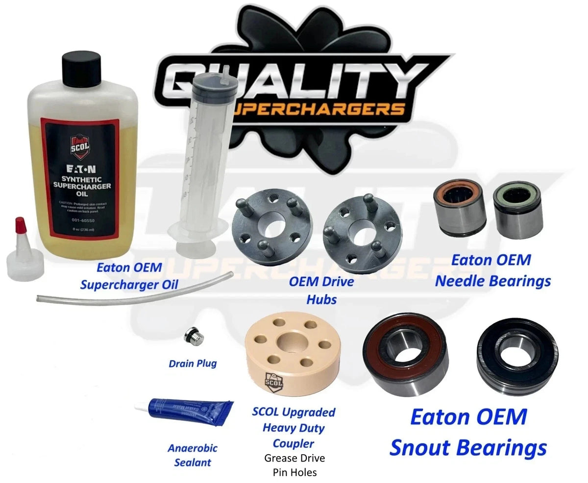 SCOL Supercharger Rebuild Kit 5.7 Magnuson Tundra Sequoia 3UR-FE PEEK Couper